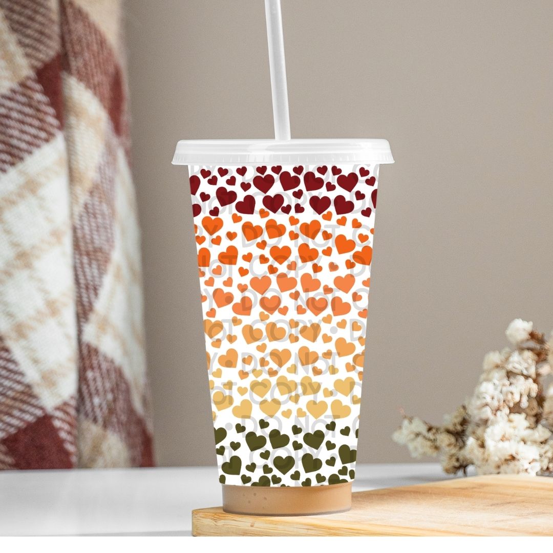 Hearts - UV DTF 24oz Wrap