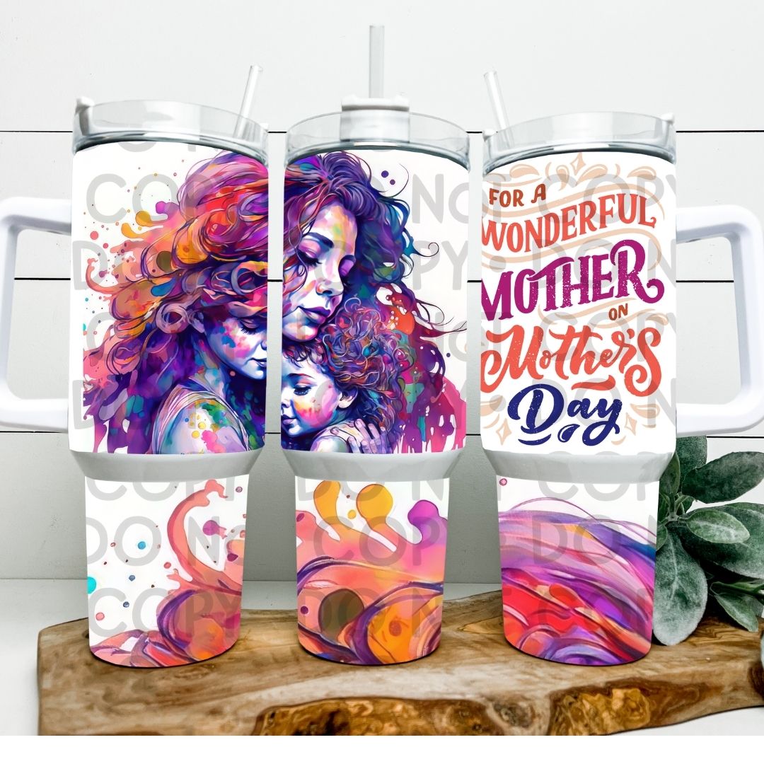 For A Wonderful Mother - 40oz Sublimation Wrap