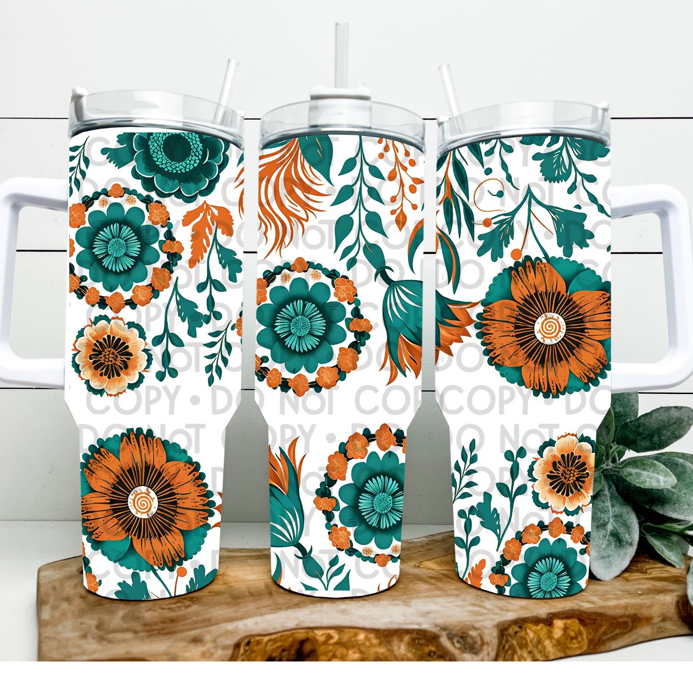 Floral - 40oz Sublimation Wrap