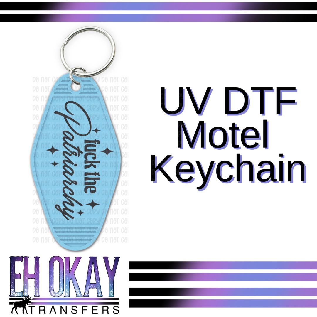 Fuck The Patriarchy - UV DTF Keychain Decal