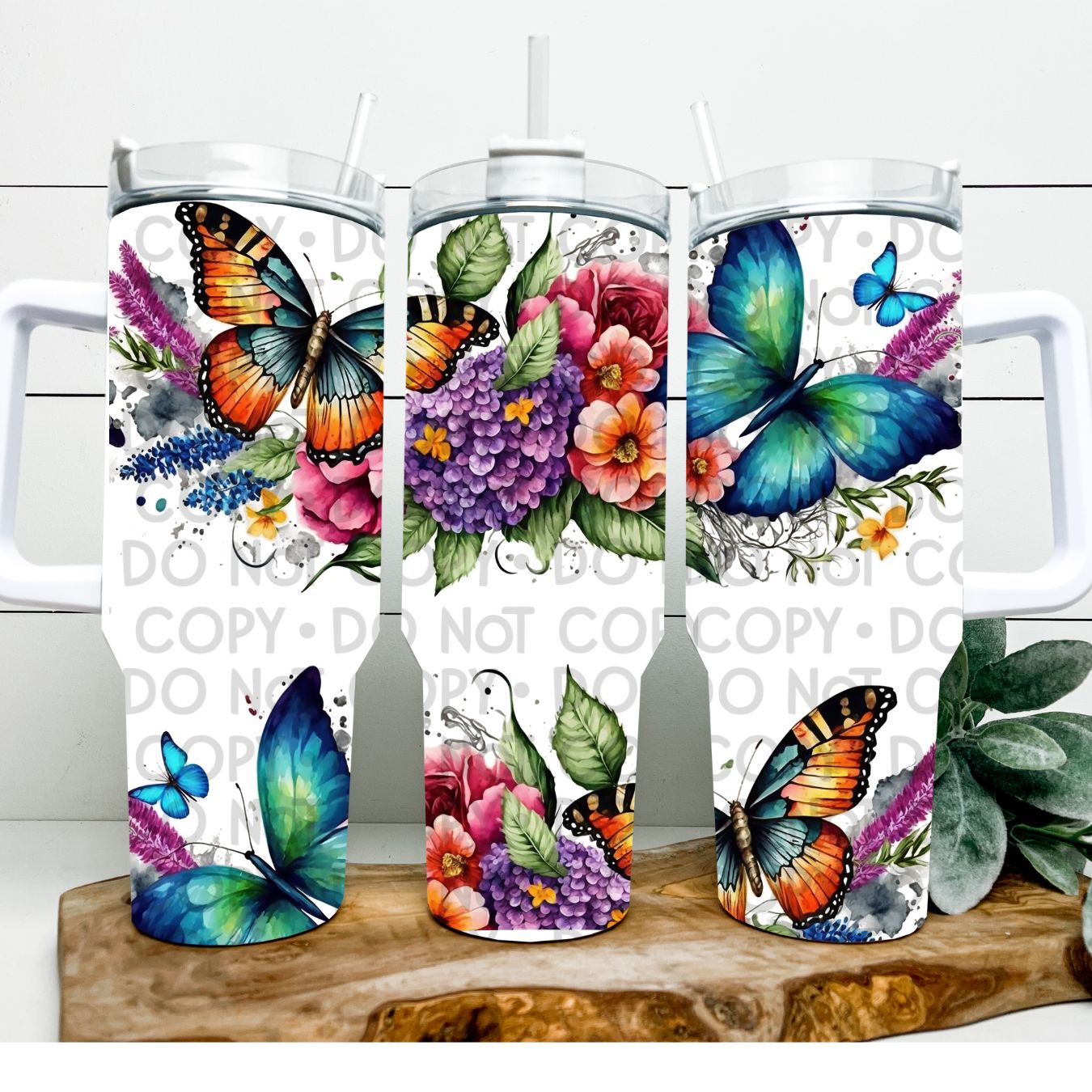 Butterflies - 40oz Sublimation Wrap