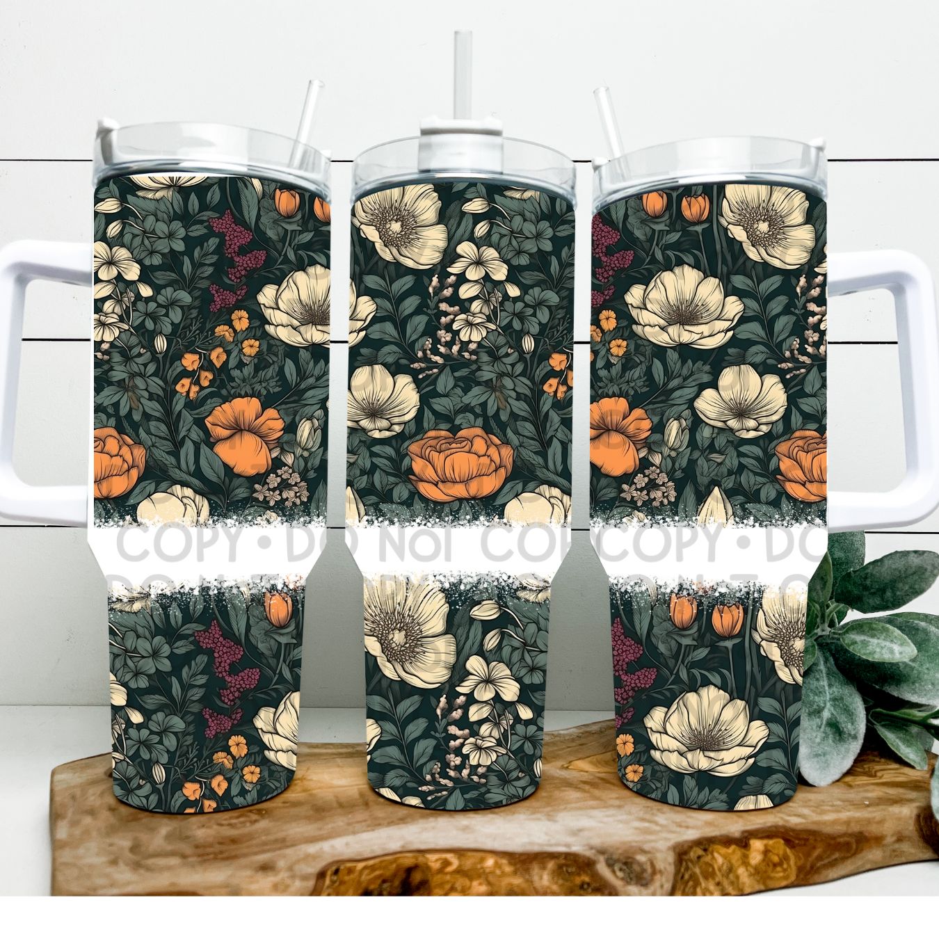 Floral - 40oz Sublimation Wrap