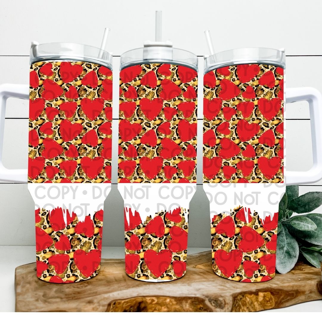 Hearts - 40oz Sublimation Wrap