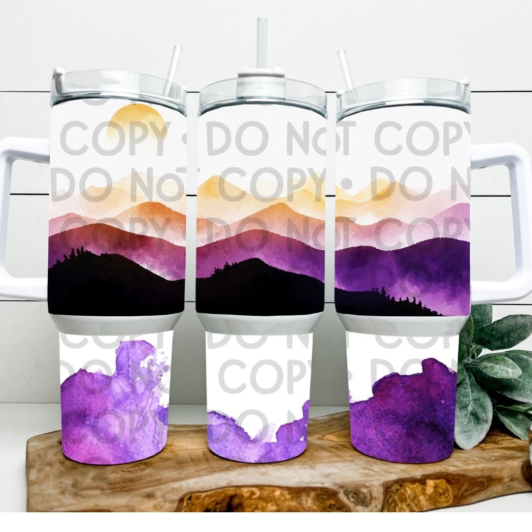 Mountains - 40oz Sublimation Wrap