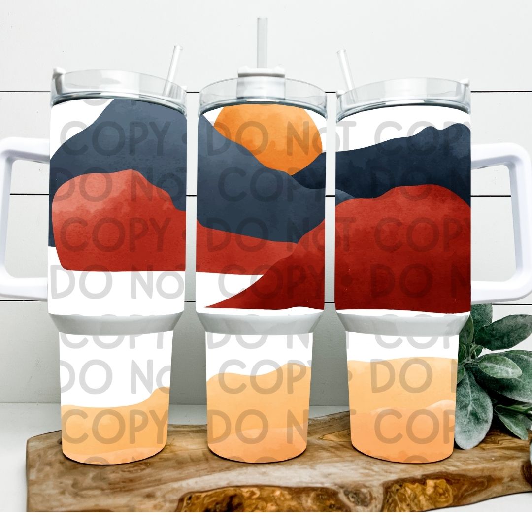 Mountains - 40oz Sublimation Wrap
