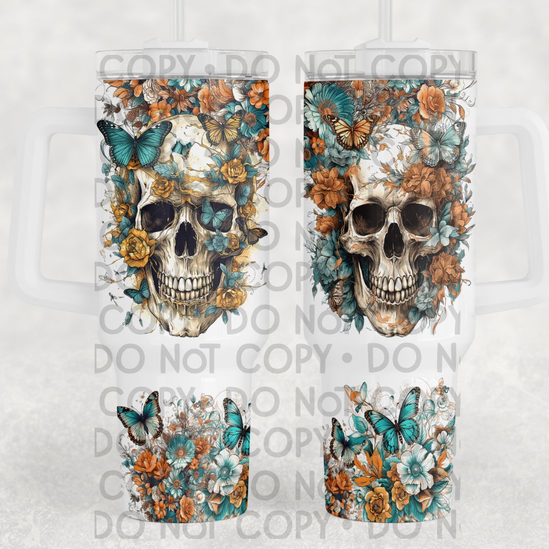 Skull - 40oz UV DTF Wrap