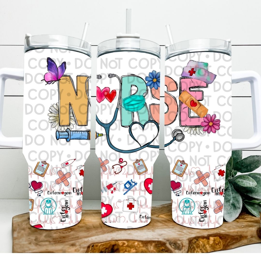 Nurse - 40oz Sublimation Wrap