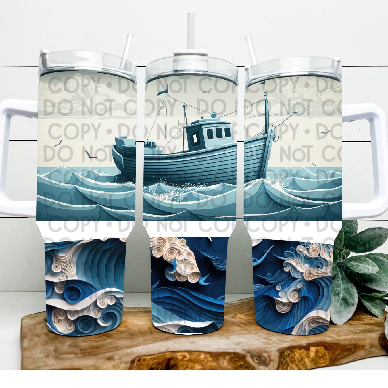Boat - 40oz Sublimation Wrap