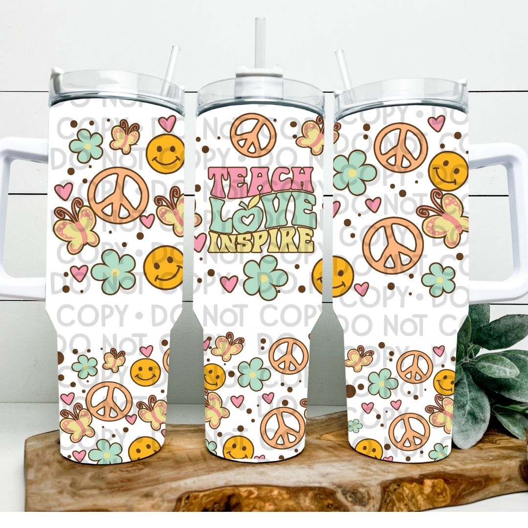 Teach Love Inspire - 40oz Sublimation Wrap