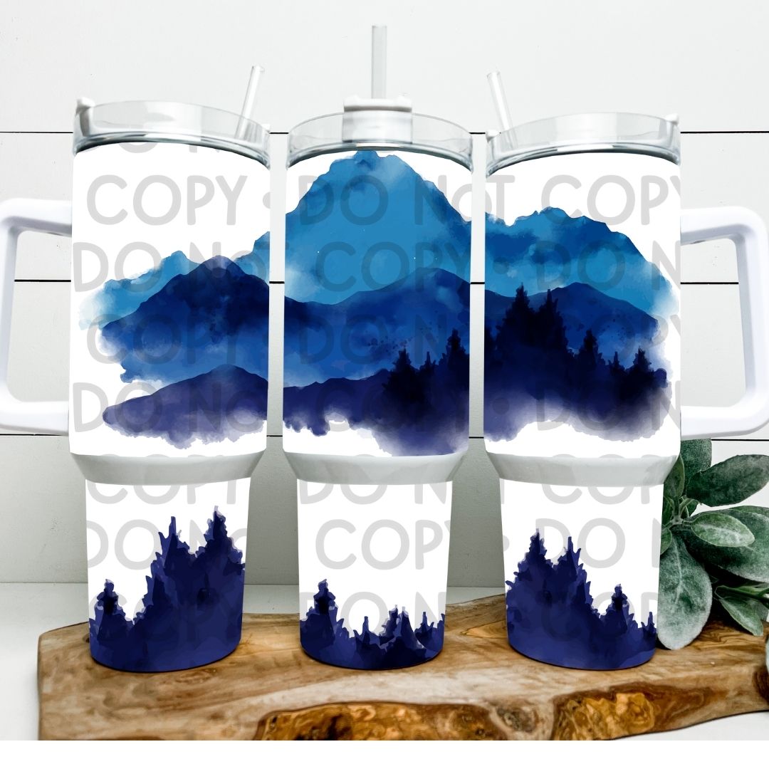 Mountains - 40oz Sublimation Wrap