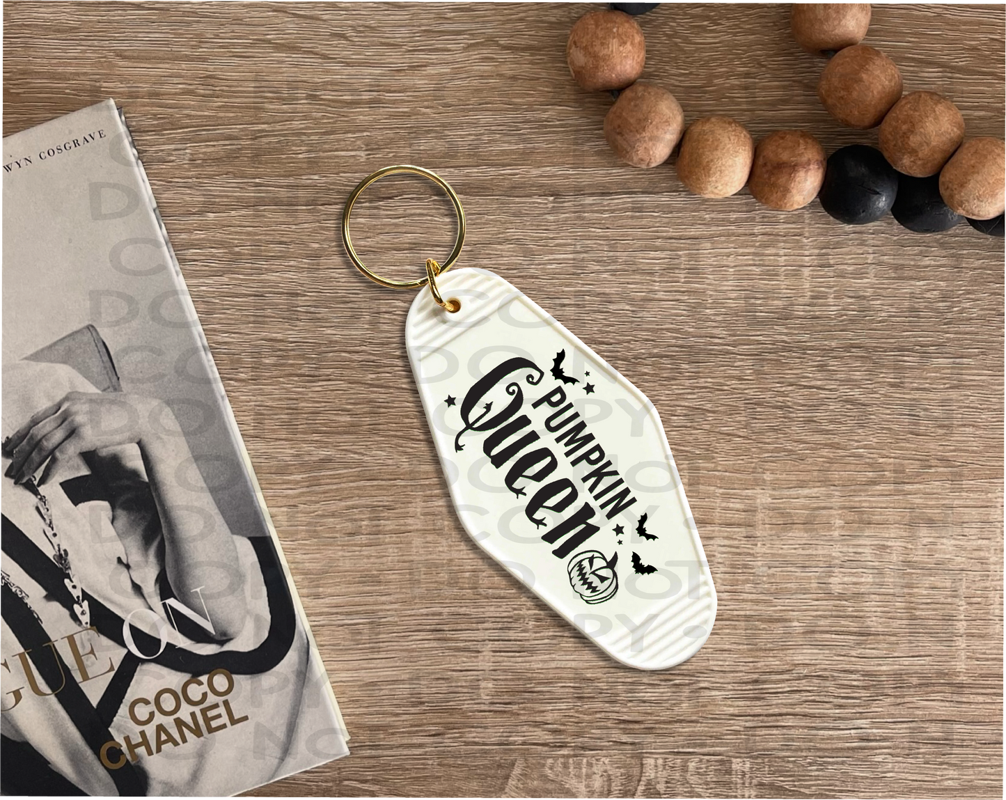 Pumpkin Queen - UV DTF Keychain Decal