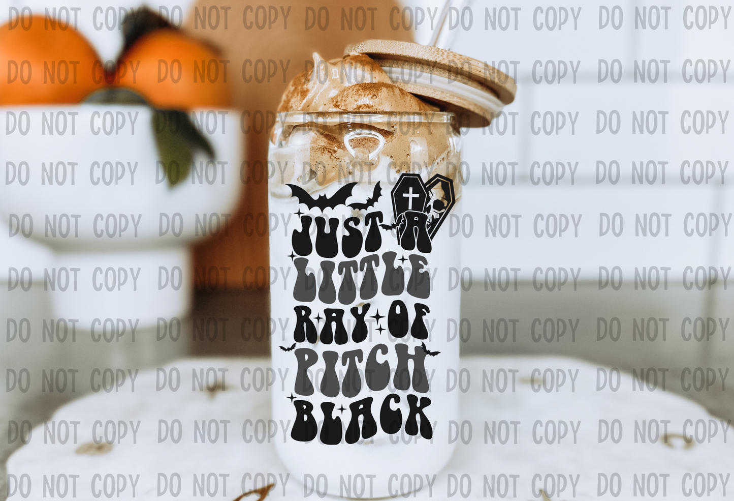 Pitch Black - UV DTF Decal