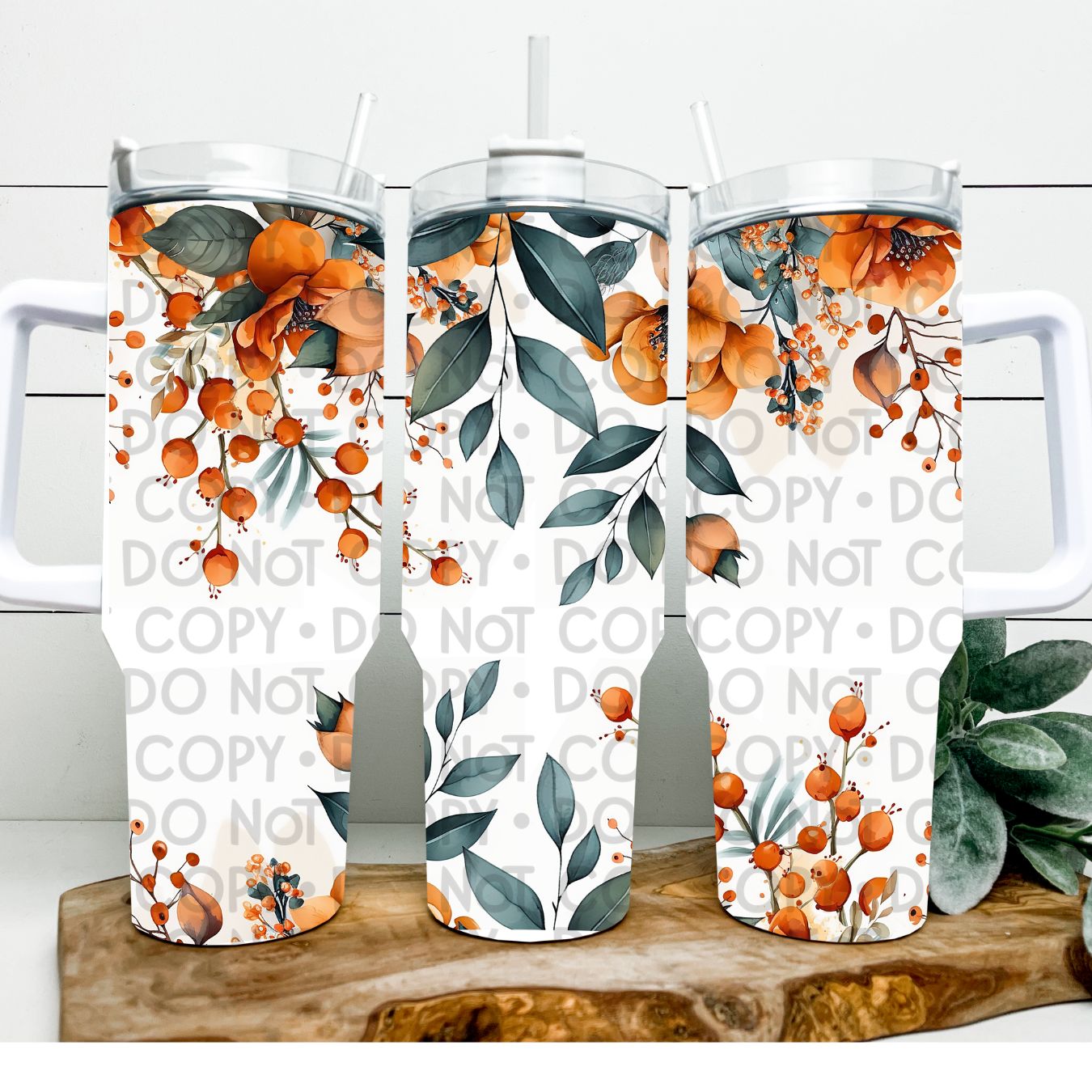 Floral - 40oz Sublimation Wrap