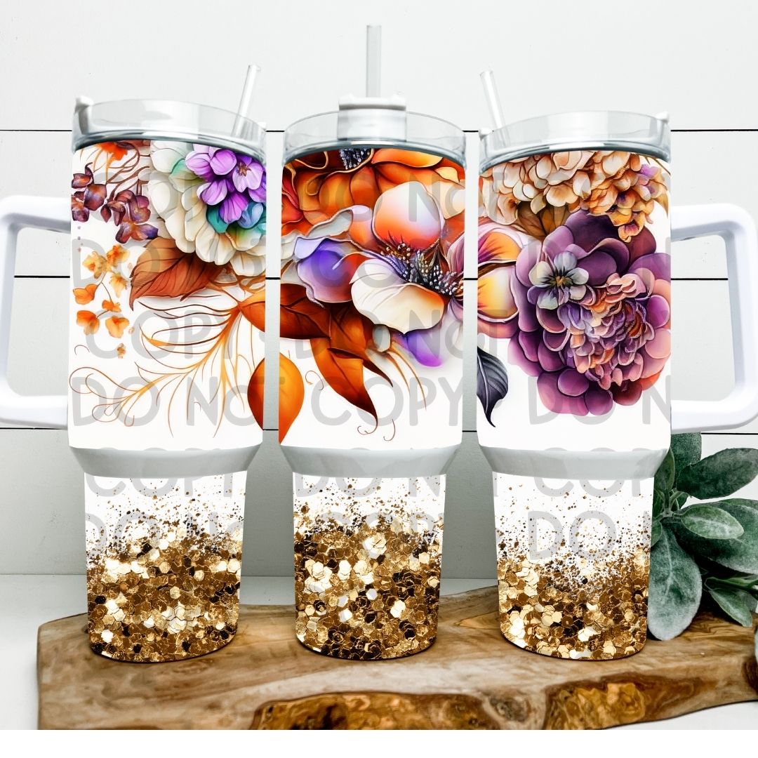 Floral - 40oz Sublimation Wrap