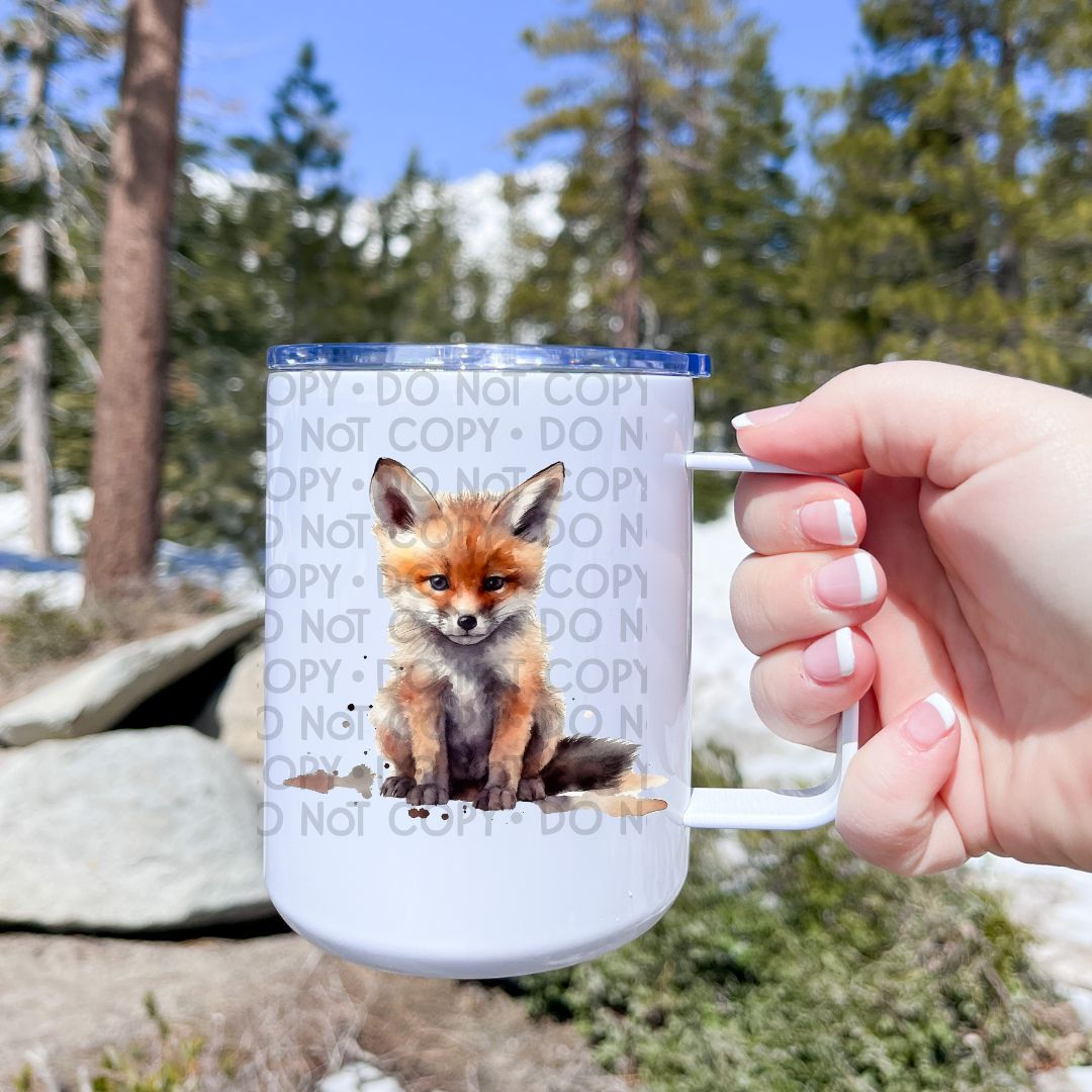 Baby Fox - UV DTF Decal