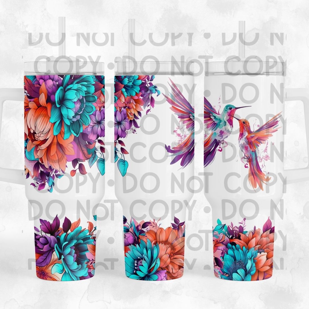 Hummingbirds - 40oz Sublimation Wrap