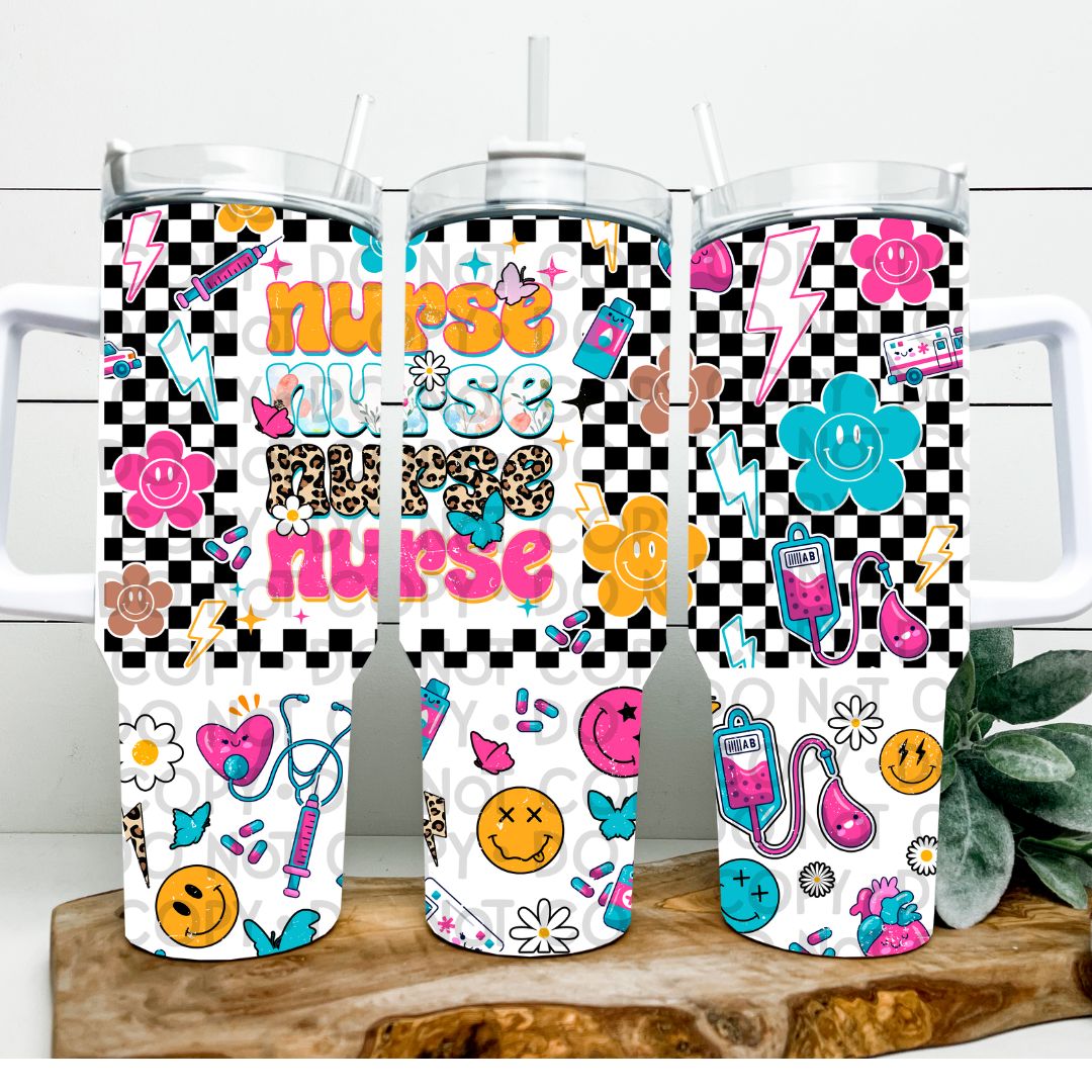 Nurse - 40oz UV DTF Wrap