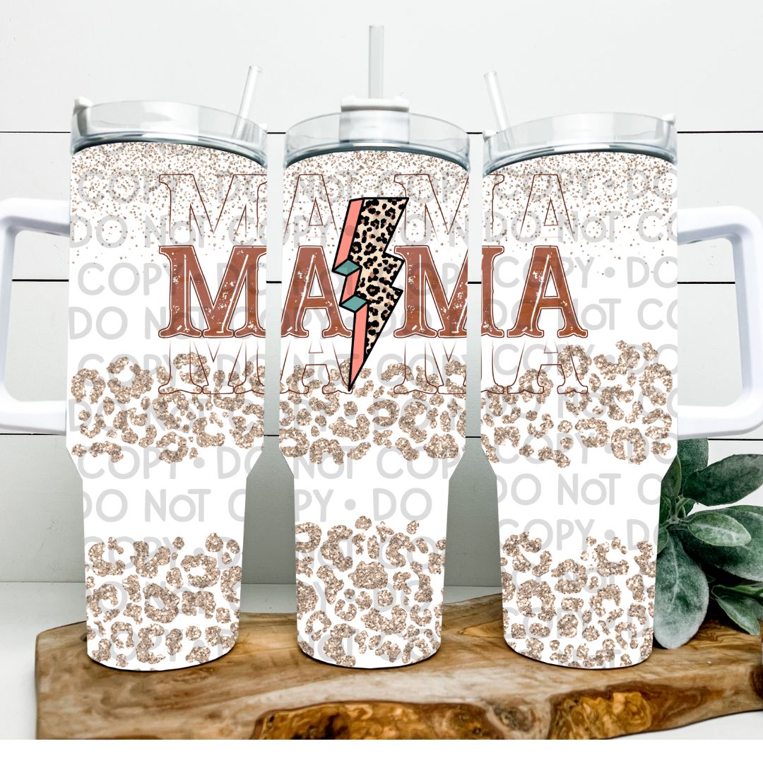 Mama Bolt - 40oz UV DTF Wrap