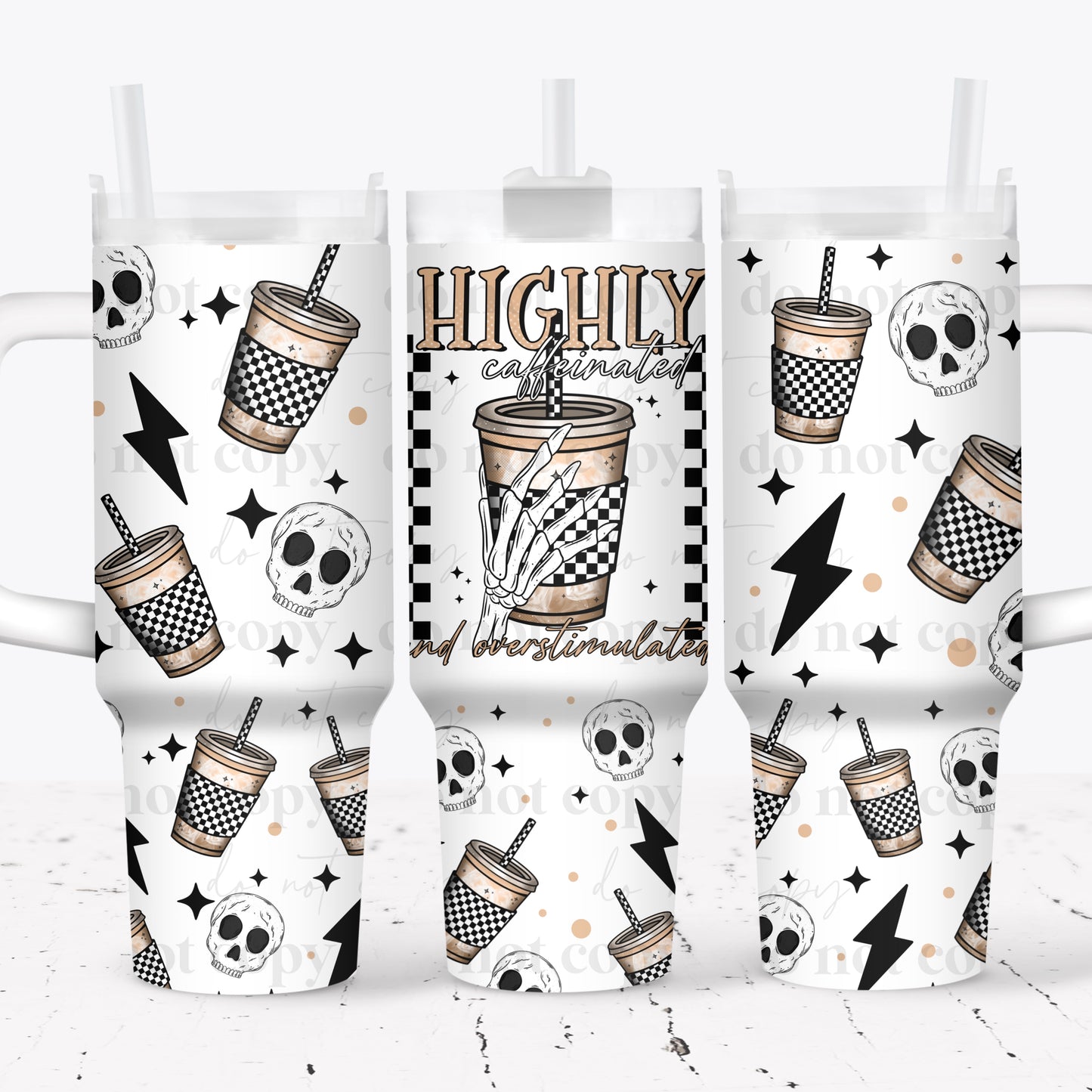 CSC overstimmulated - 40oz Sublimation Wrap