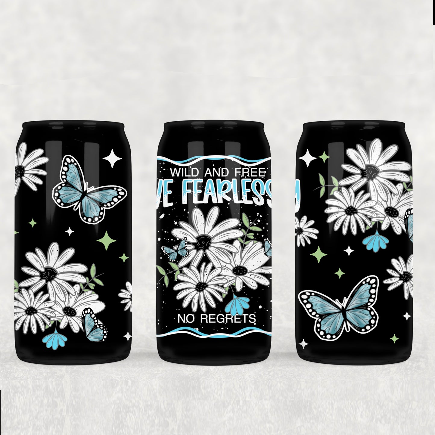 CSC Live fearlessly - UV DTF Libbey