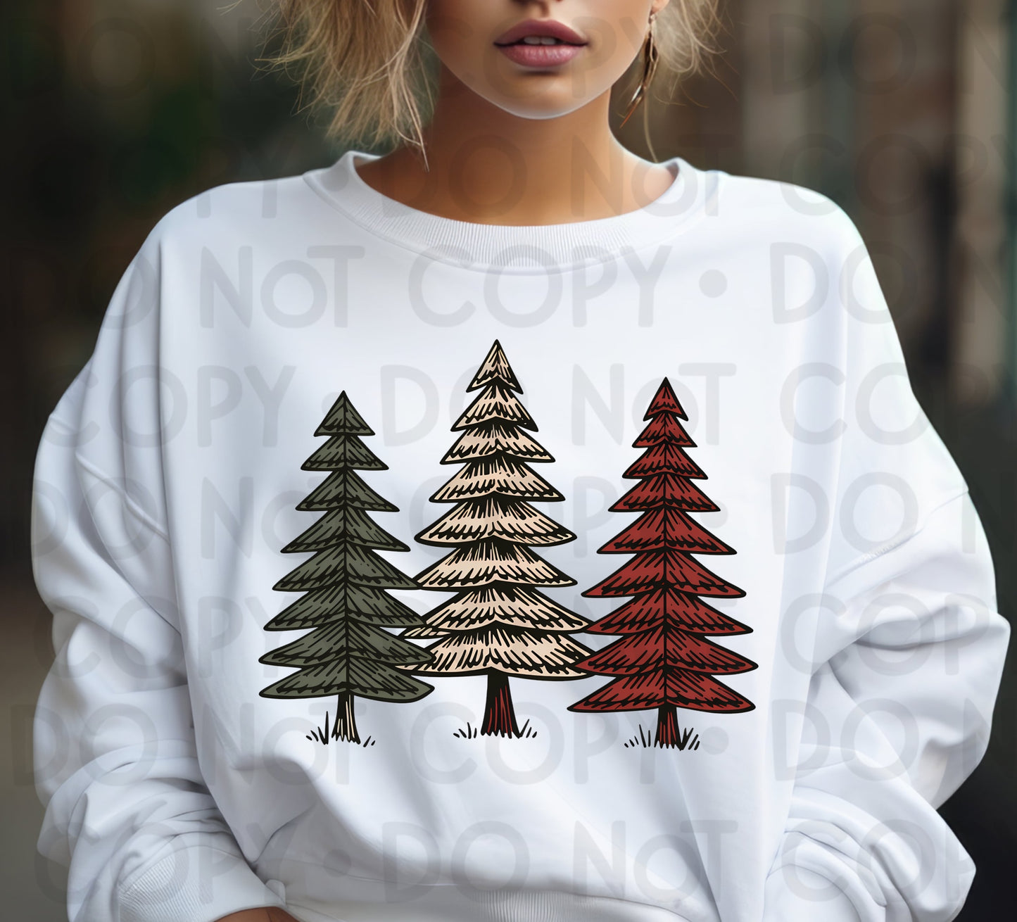 CHRISTMAS TREES - DTF