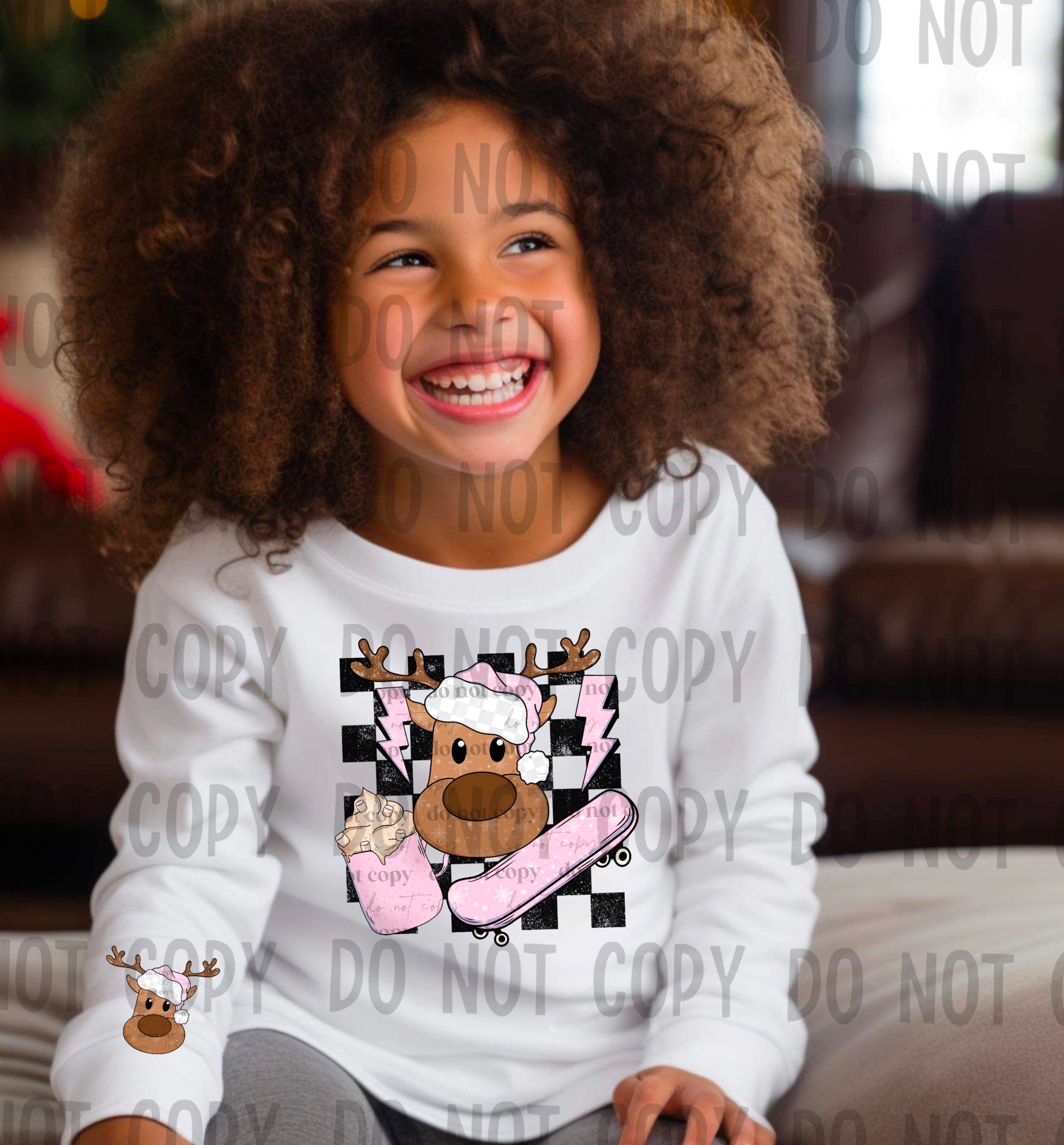 WINTER MOOSE PINK DTF Eh Okay Transfers winter-moose-pink-dtf-eh-okay-transfers