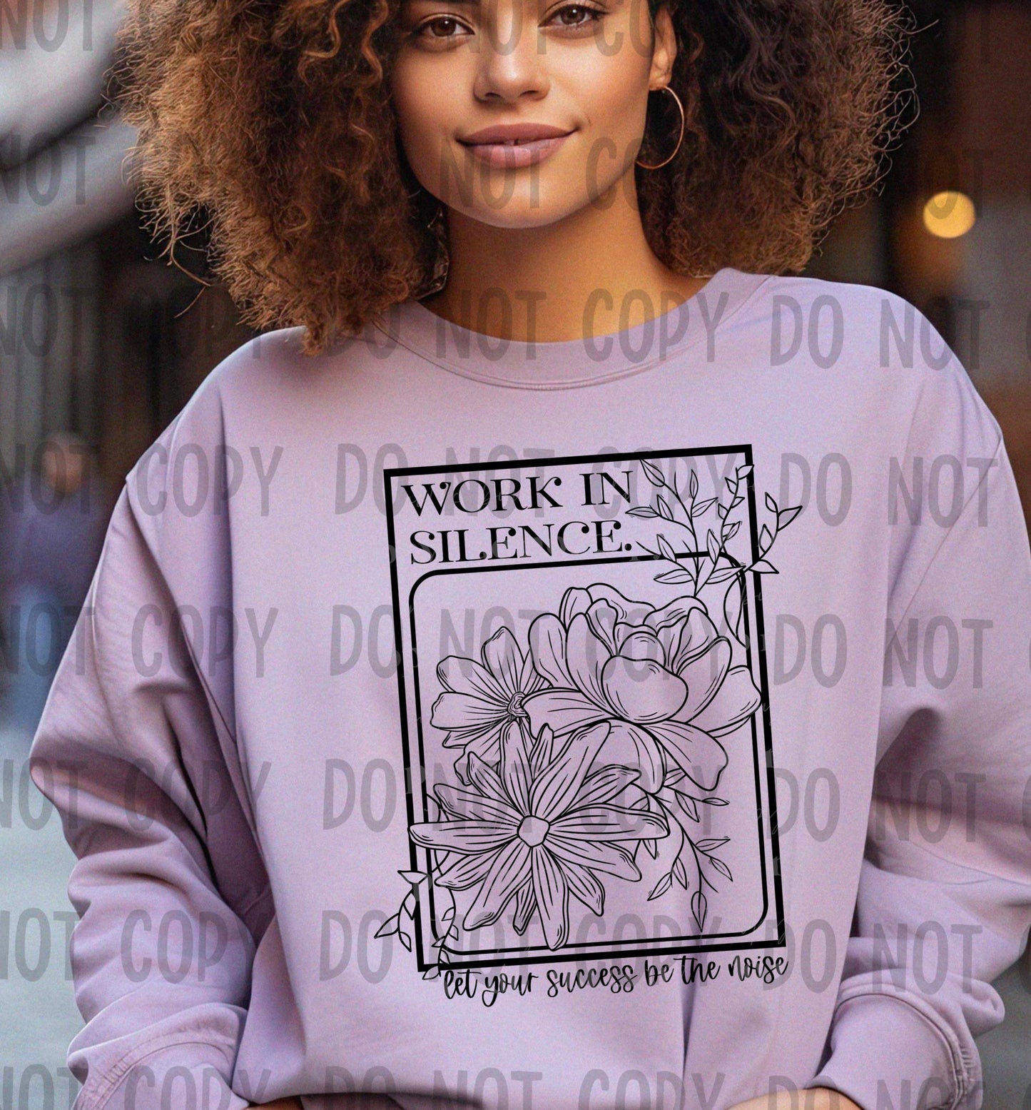 WORK IN SILENCE OUTLINE - DTF