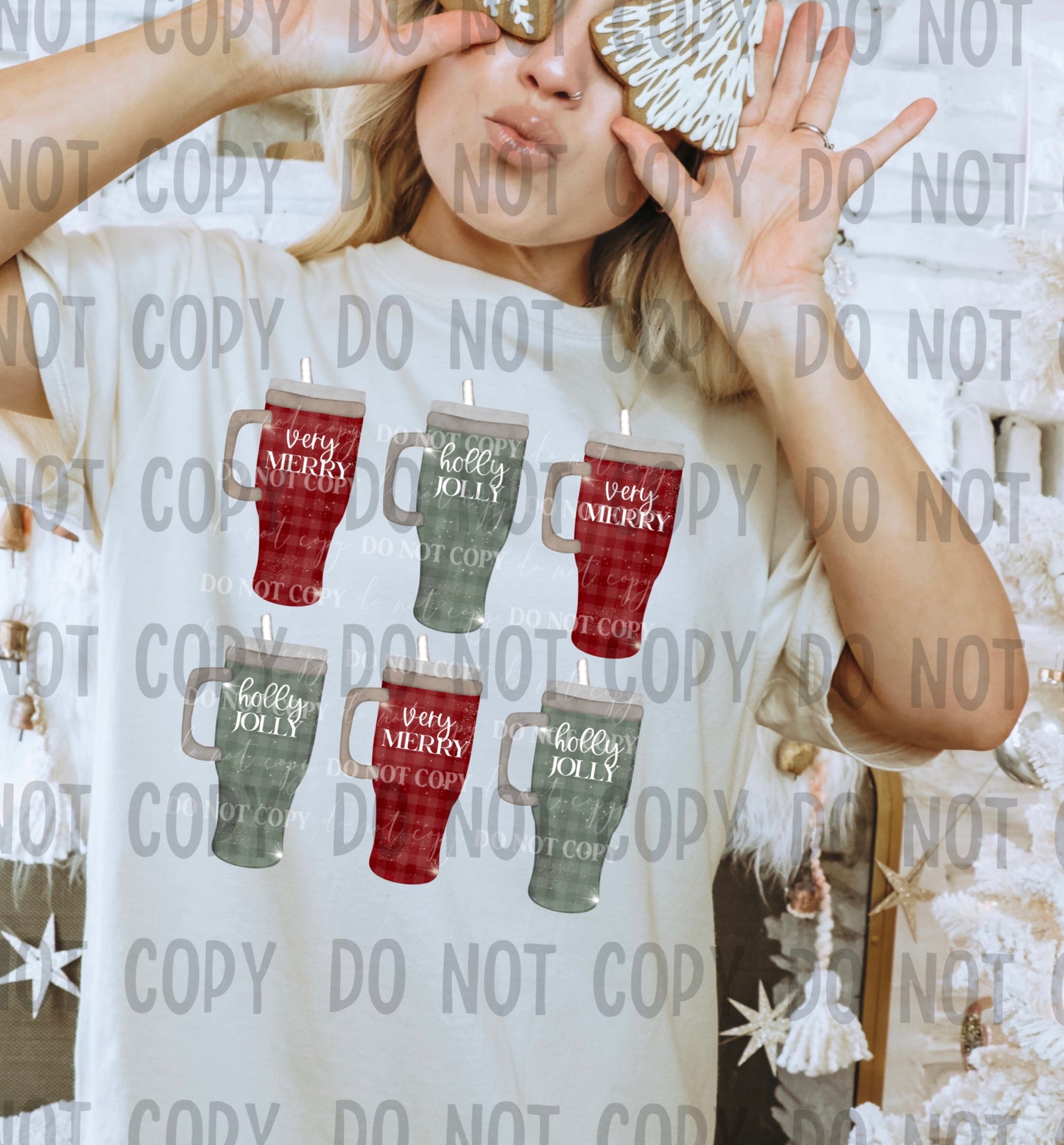 CHRISTMAS TUMBLERS - DTF