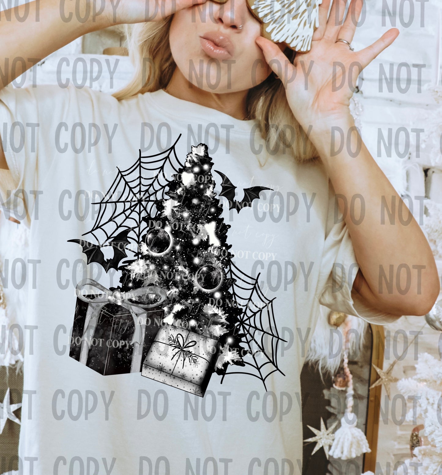 GOTHIC CHRISTMAS TREE - DTF