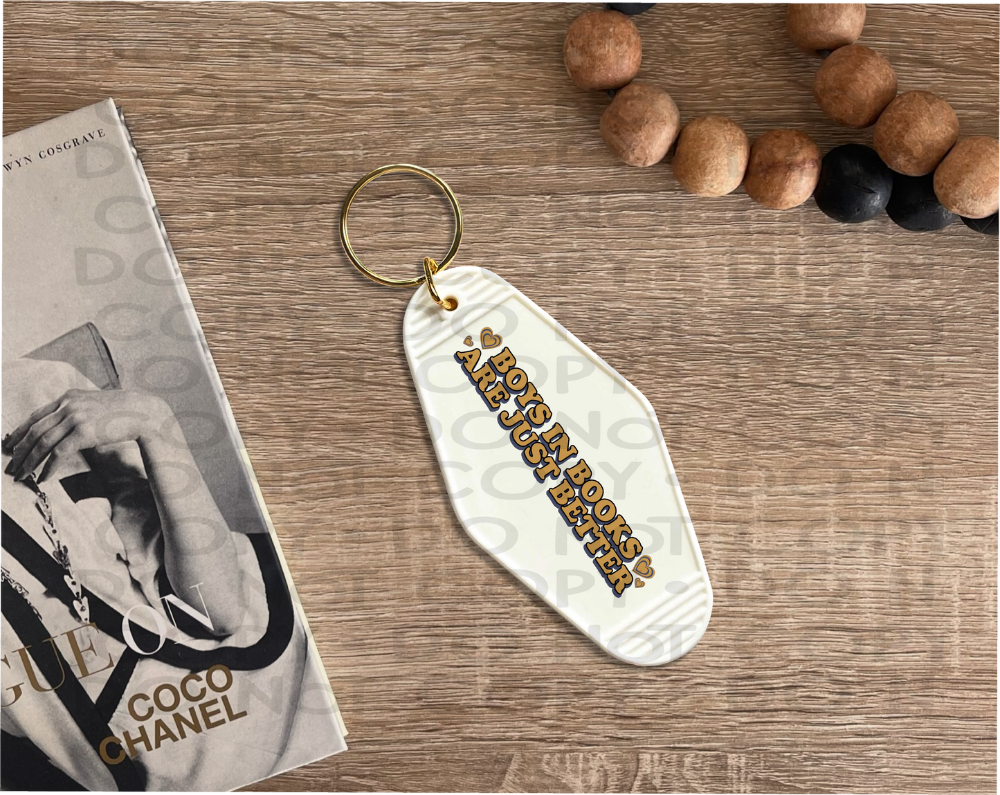 Boys in books are just better - UV DTF Keychain Decal