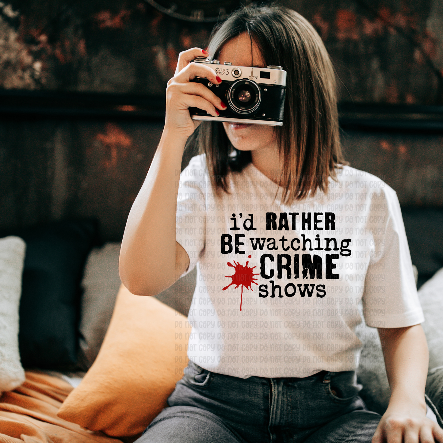 I'd rather be watching crime shows - DTF