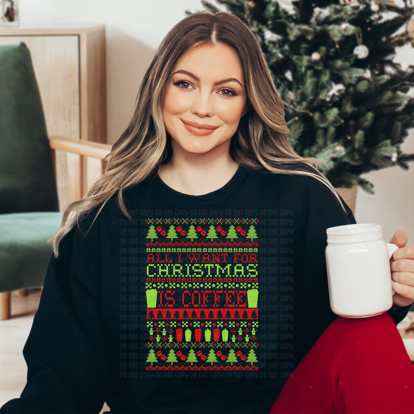 All I want for Christmas is coffee - DTF