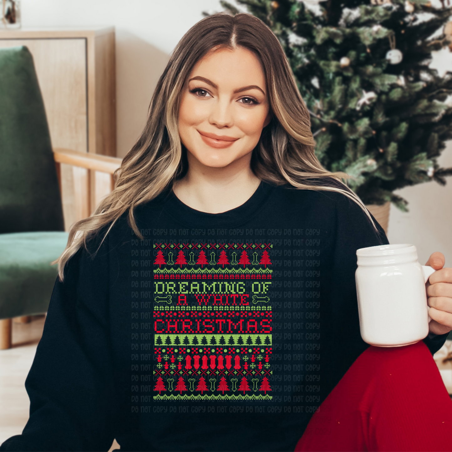 Dreaming of a white Christmas (peens) - DTF