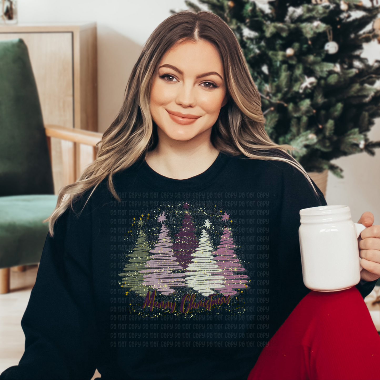 Merry Christmas trees - DTF