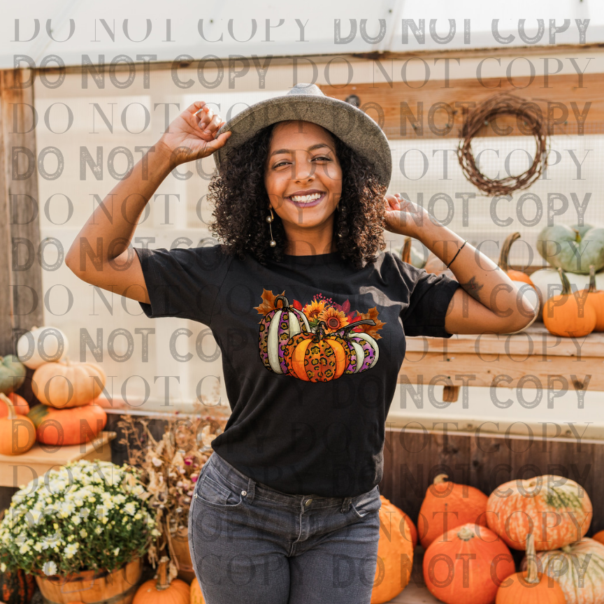 Leopard Pumpkins - DTF