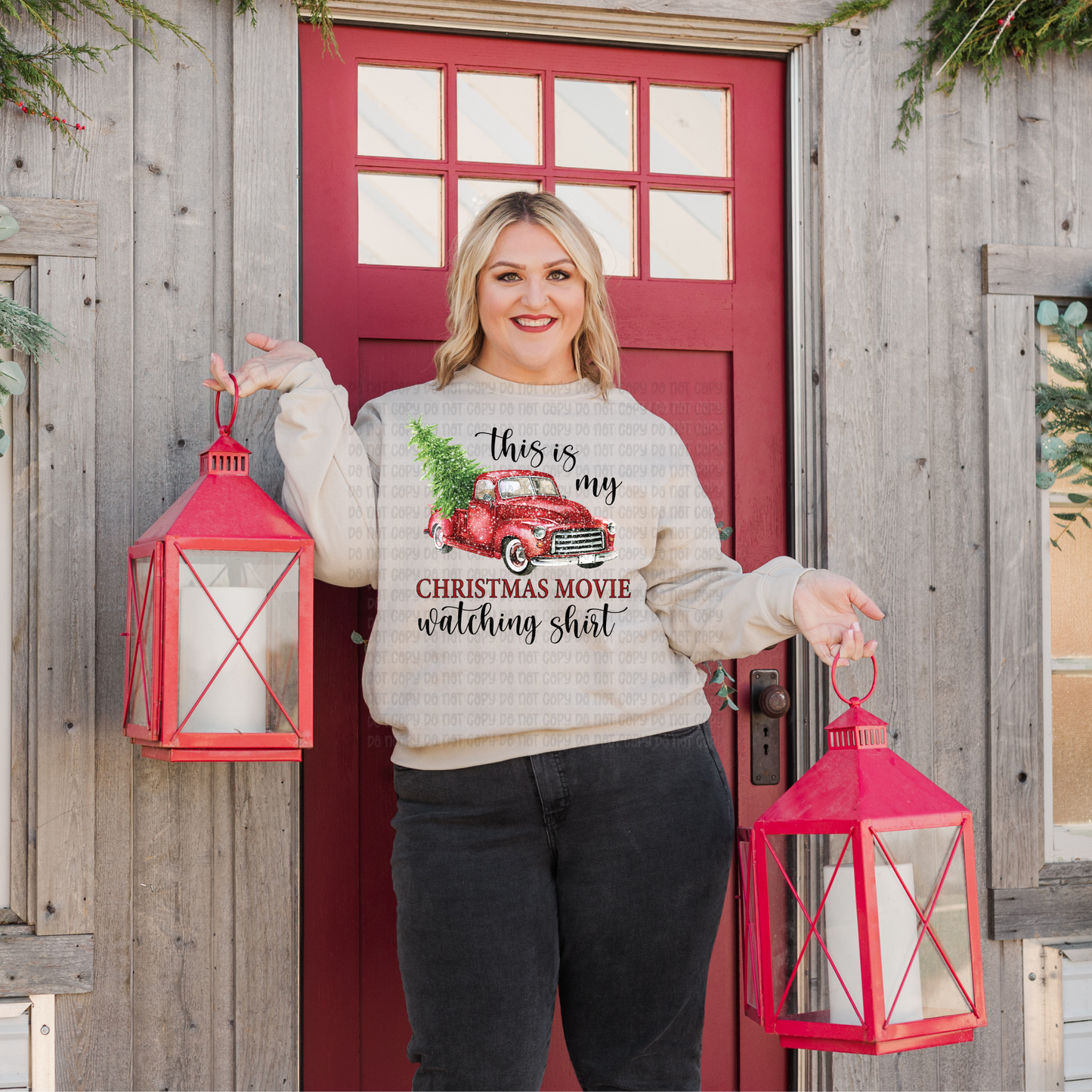 Christmas movie shirt - DTF