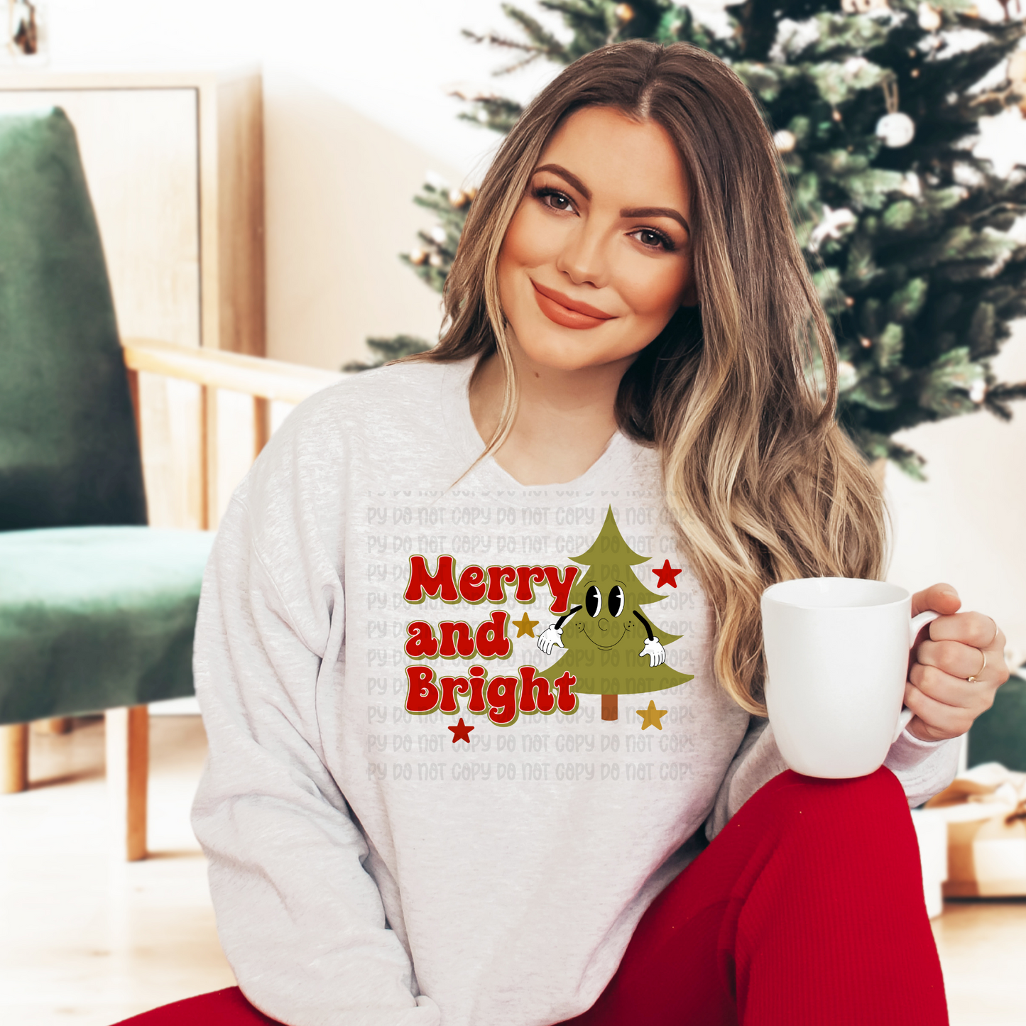 Merry and bright - DTF