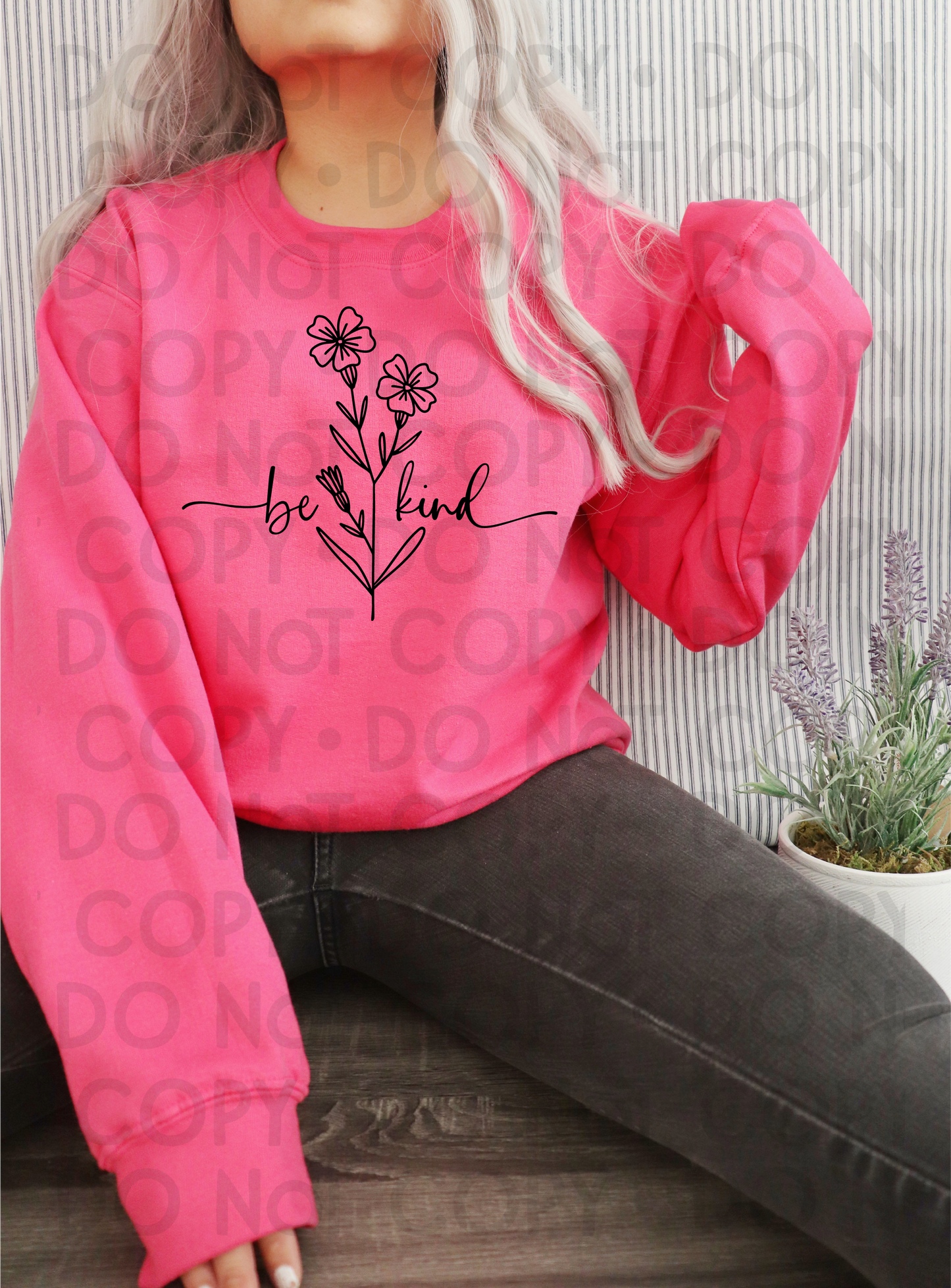 Be kind, black - DTF