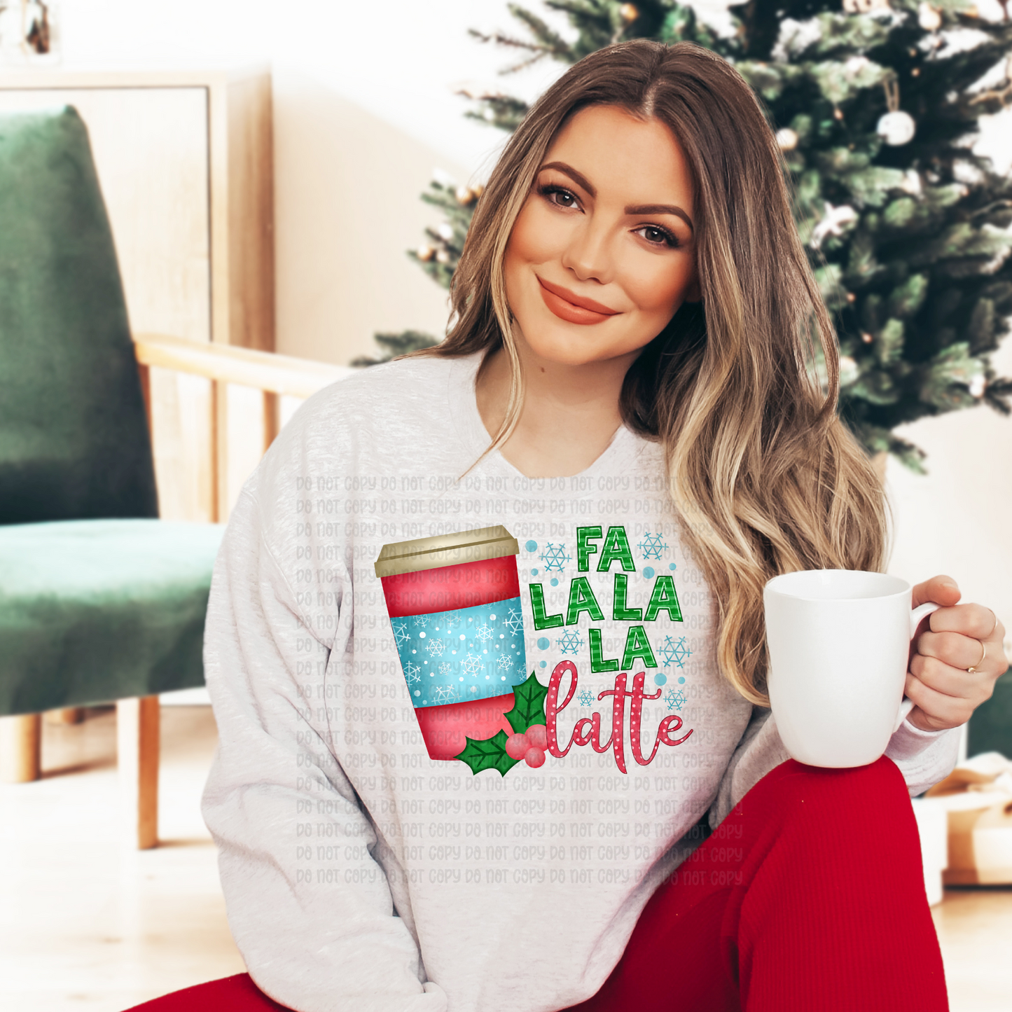 Fa la la la latte - DTF