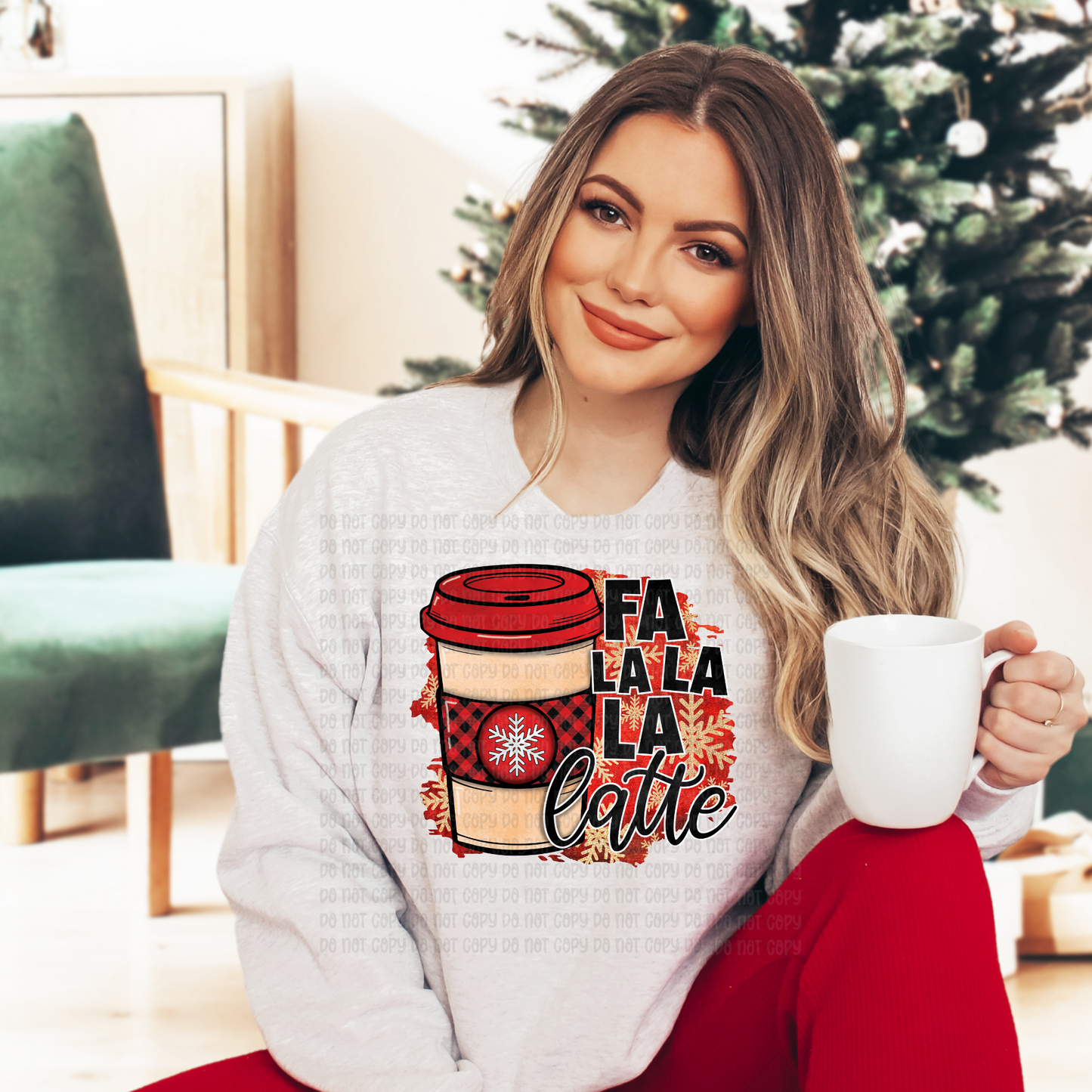 Fa la la la latte - DTF