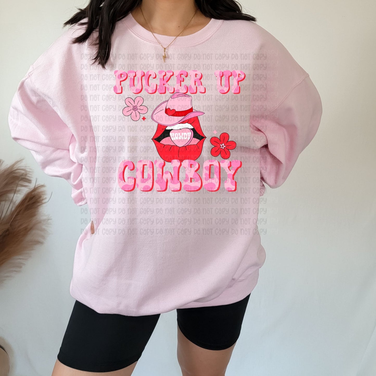 Pucker up cowboy - DTF