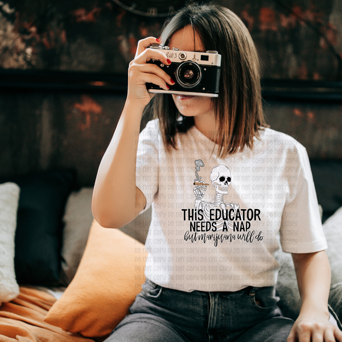 This educator needs a nap - DTF