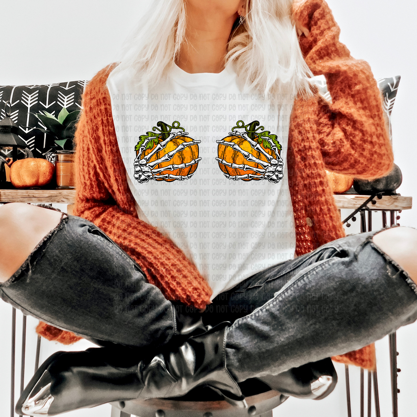 skellie pumpkins - DTF