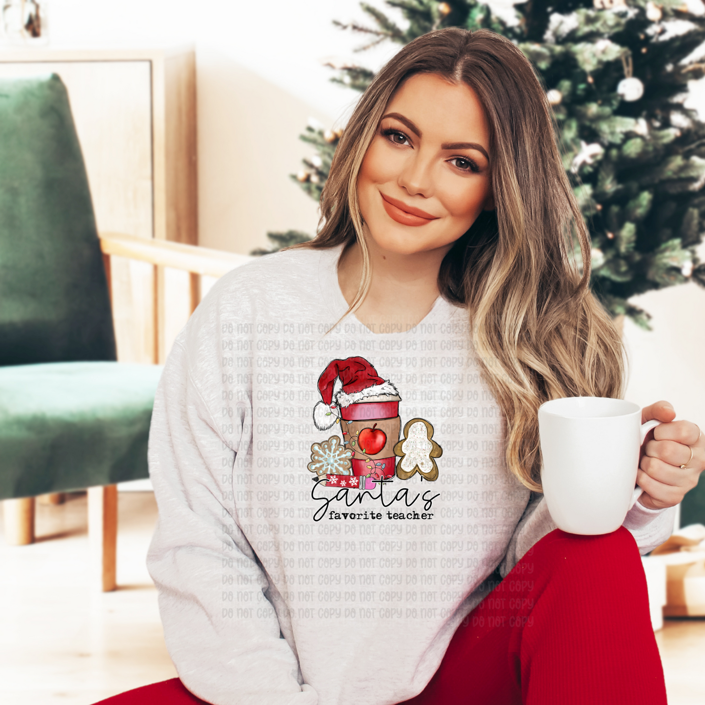 Santa's favorite teacher -DTF