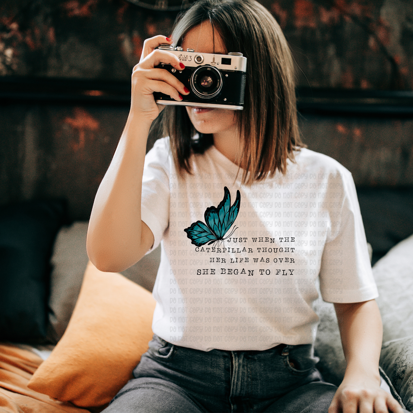 She began to fly - DTF