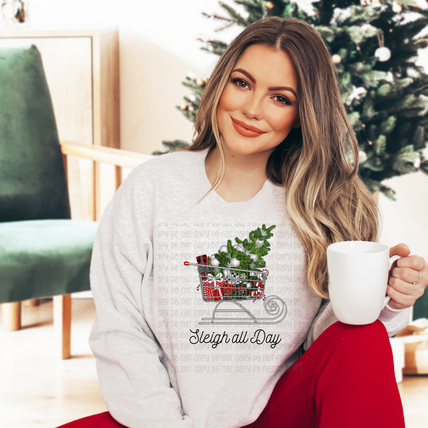 Sleigh all day - DTF