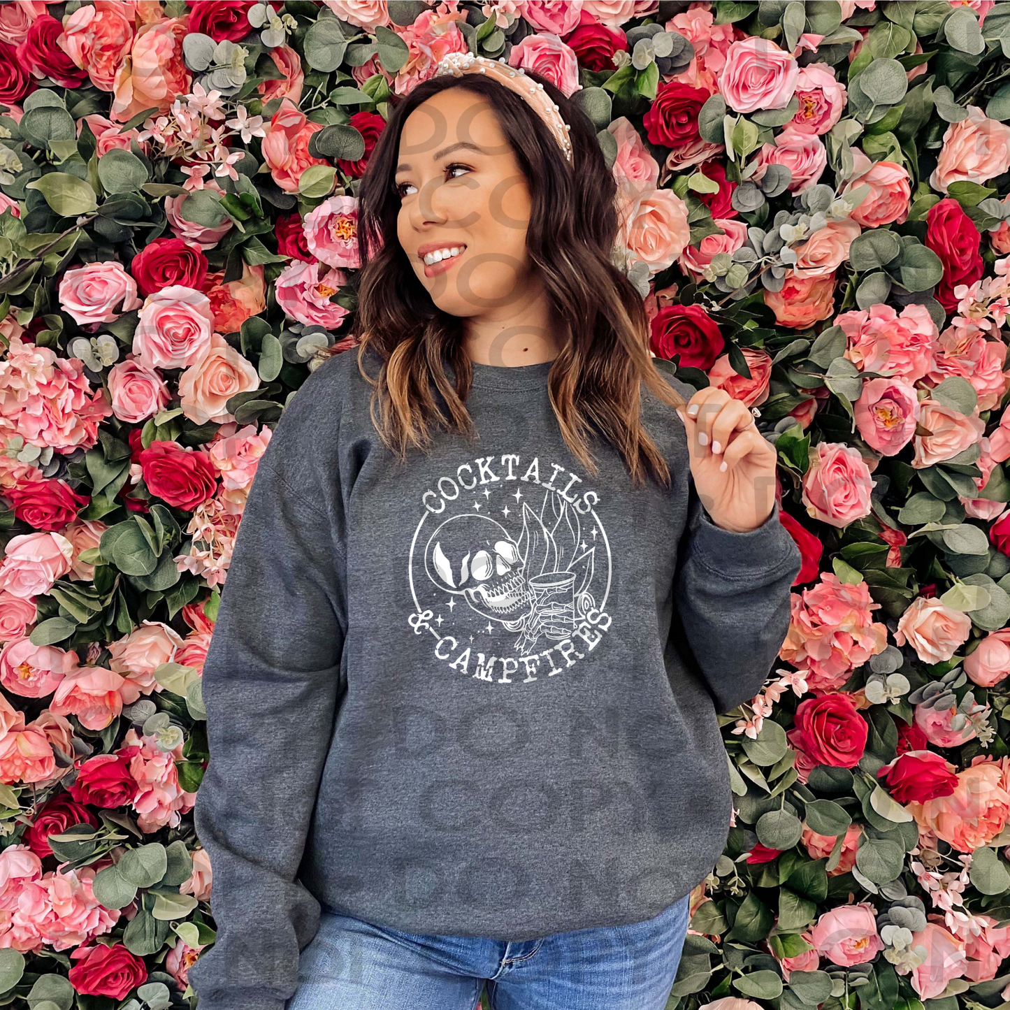 Campfires and cocktails - Screen Print