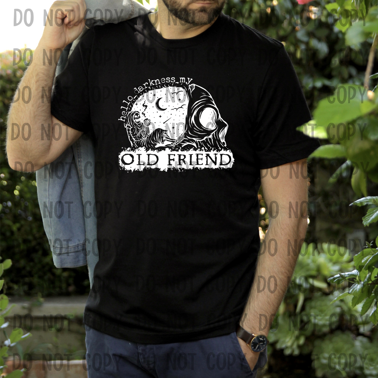 Hello darkness - Screen Print