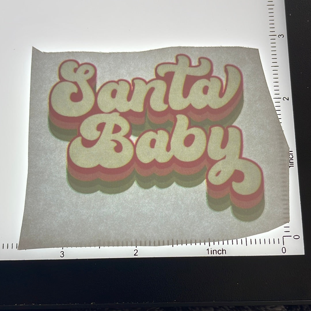 Santa baby - Screen Print - 2 FOR $1