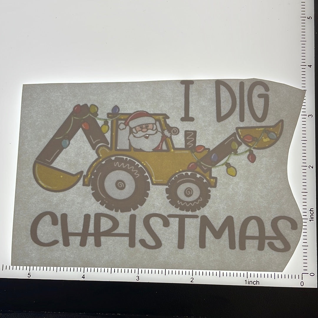 Dig Christmas - Screen Print - $1